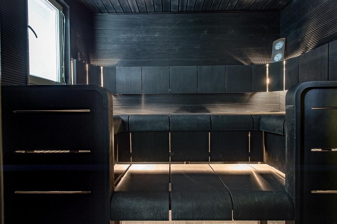 Upea musta sauna Ideat & vinkit