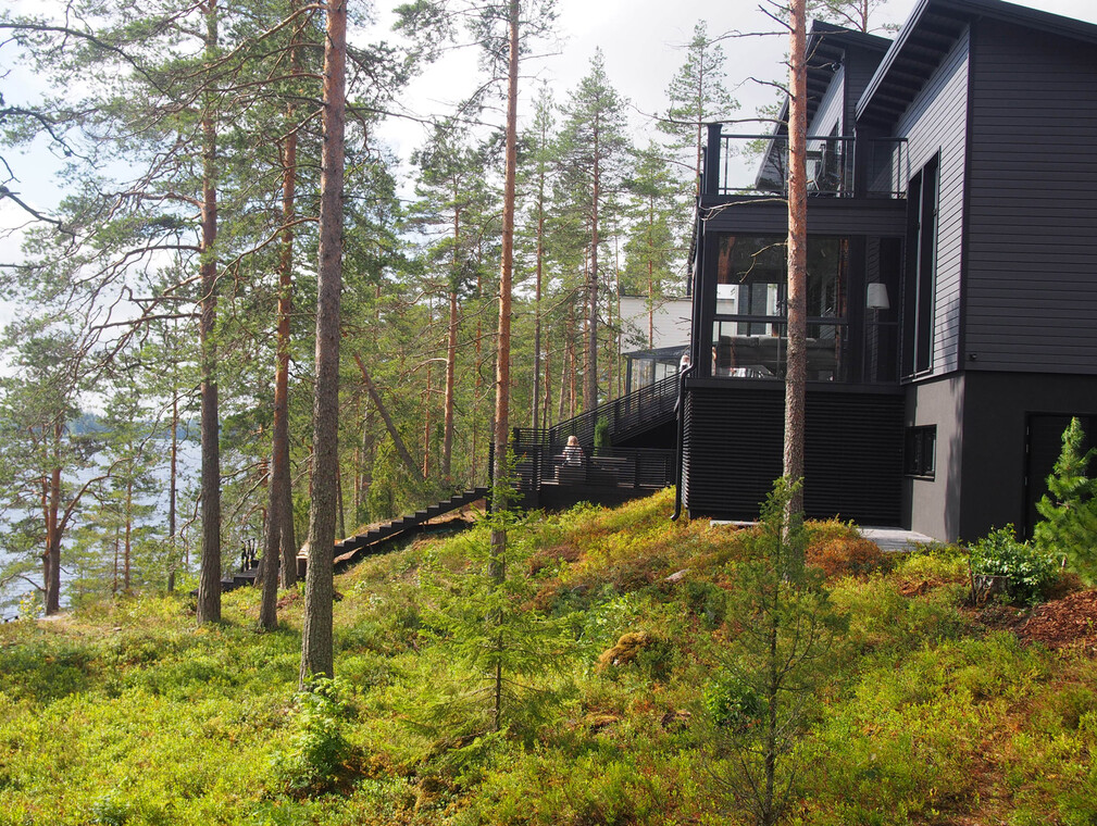 Piha kohteessa Harmaja Saimaa, Asuntomessut 2017 Mikkeli Piha kohteessa Harmaja Saimaa, Asuntomessut 2017 Mikkeli