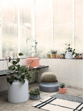 Ferm Living tuotteet parvekkeella