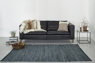 Rug Solid Leather matto olohuone