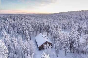 maisemakuva luminen metsä kittilä