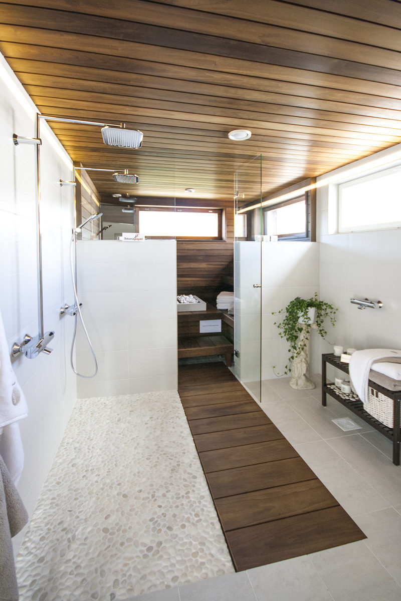 kylpyhuone, sauna, Tecra Tiger, Asuntomessut 2015 Vantaa