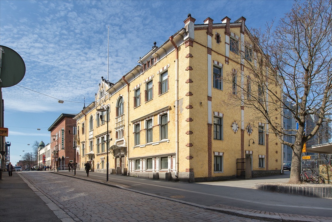 vanha talo Hämeenlinnan keskustassa