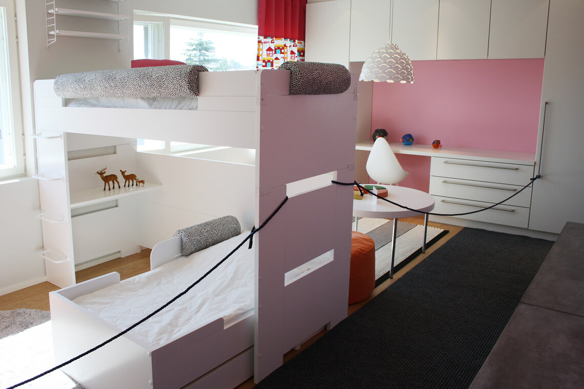 Lastenhuone kohteessa Passiivikivitalo Leija, Asuntomessut 2014 Jyväskylä