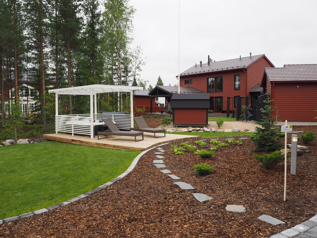 Piha kohteessa Villa Roihu, Asuntomessut 2016 Seinäjoki