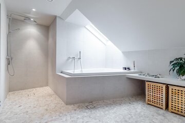 moderni sisustus kylpyhuoneessa