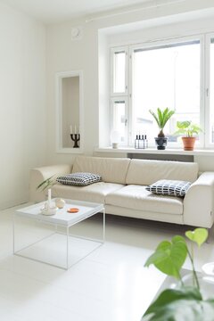 valkoinen olohuone